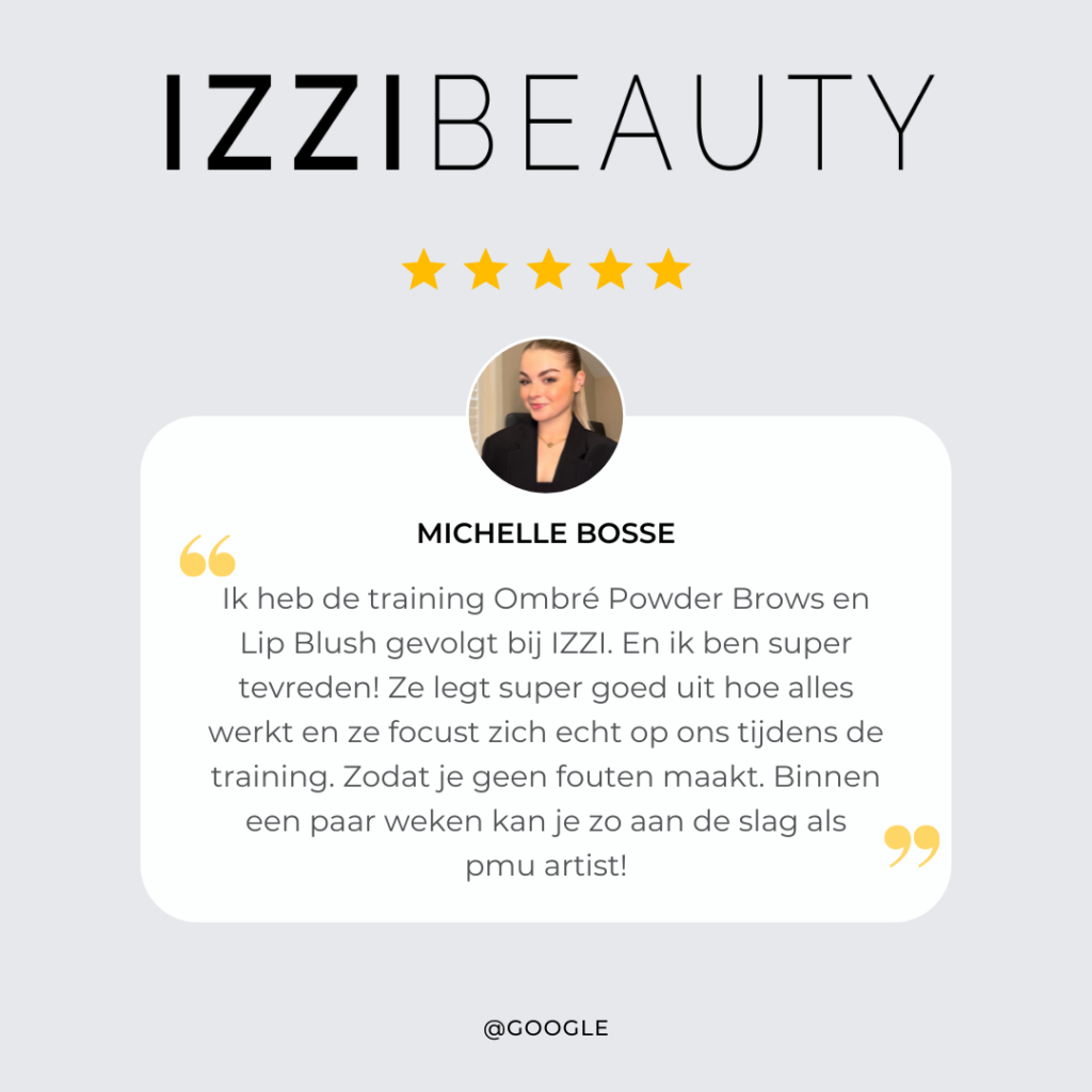 Review PMU opleidingen IZZI Beauty