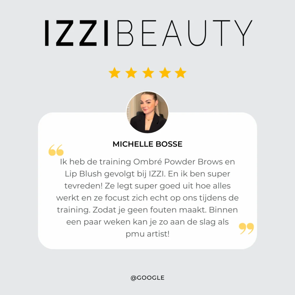 PMU Review Opleidingen IZZI Beauty